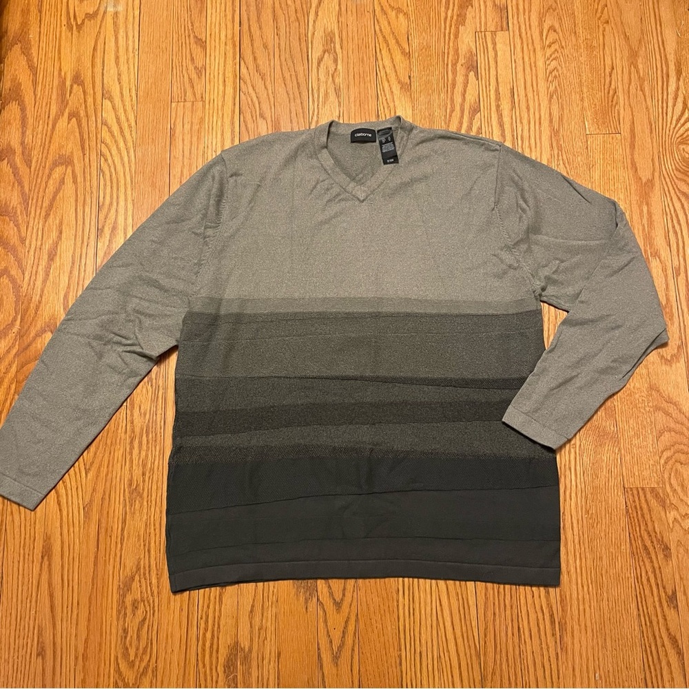 Green/grey Sweater by Claiborne